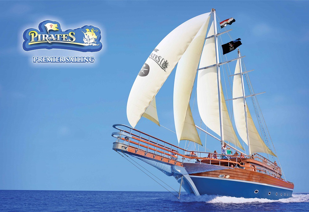 Pirates Sailing boat with Island visit and Lunch